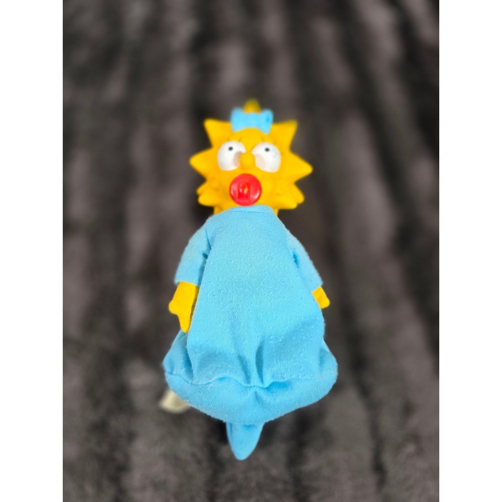 Vintage 1990 The Simpsons Maggie Simpson Plush Vinyl Head Matt Groening Toy